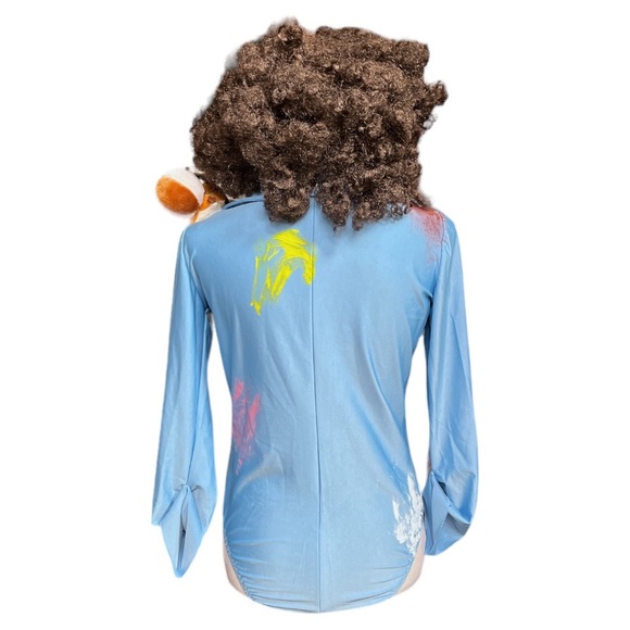 Starline Happy Little Trees Painter Bob Ross Costume Blue Size XLarge - Picture 2 of 7